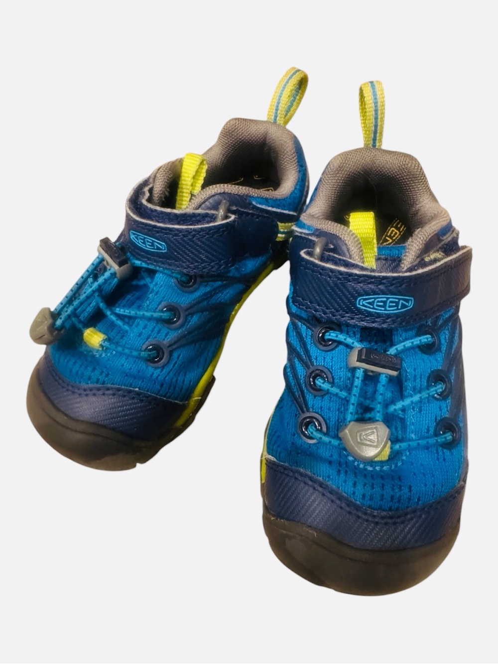 KEEN Kids size 9 Bright Blue Trail Sneakers